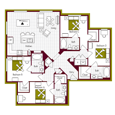 D3 4bedroom 4bath 1 706 Sf Floor Plans How To Plan Northgate