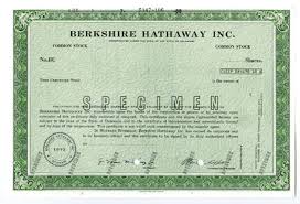 Brk.b | complete berkshire hathaway inc. Pending Realisations Stock Share Certificates Common Stock Berkshire Stock Certificates