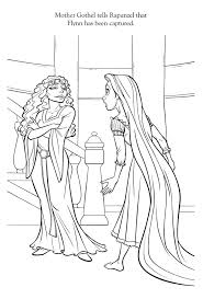 Mother Gothel Silhouette Princess Coloring Pages Tangled Coloring Pages Disney Coloring Pages