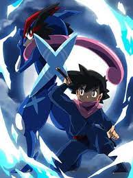 Ash Greninja Pokemon Rayquaza Pokemon Heroes Pokemon