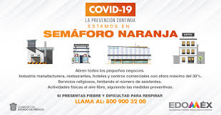 1 entidad pasó de naranja a rojo: Gobierno Edomex On Twitter Estamos En Semaforo Naranja Sigamos Reforzando Las Medidas Preventivas Edomexensemaforonaranja