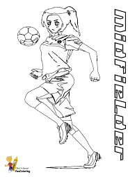 We have collected 40+ girl soccer coloring page images of various designs for you to color. Back Heel Soccer Girls Sports Coloring Girls Sports Free Gear