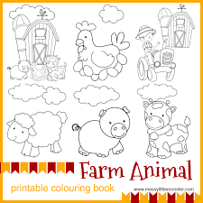 Free, printable coloring pages for adults that are not only fun but extremely relaxing. Farm Animal Printable Colouring Pages Messy Little Monster