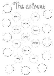 Fichas De Ingles Para Ninos Fichas De Los Colores En Ingles Colores En Ingles Ingles Para Ninos Fichas
