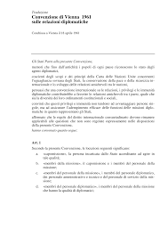 Grazia fitg che vus visitais la pagina d'internet dal dretg federal; Https Www Iuscangreg It Conc Convenzione Sulle Relazioni Diplomatiche 1961 Pdf