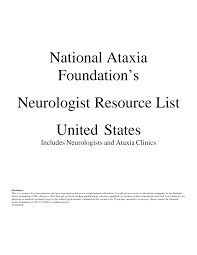 National Ataxia Foundation's