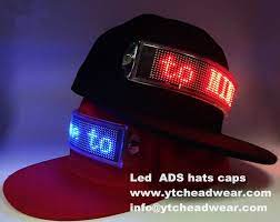 This Is Led Light Ads Caps Different From The Traditional Led Caps The Advertisement Content Can Be Changed At Any Advertising And Promotion Cap Trucker Hat