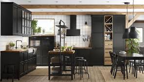 Inspiration Kok Ikea 2018 Svart Metod Lerhyttan Black Ikea Kitchen Loft Kitchen Kitchen Style