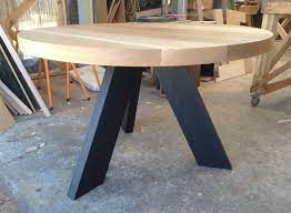 American Oak Round Table Bombora Custom Furniture Timber Dining Table Round Dining Table Dining Table