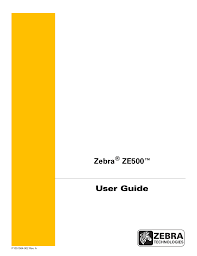 Get reliable home phone service without added fees, dropped calls, or poor connections. Zebra Ze500 User Guide Cnet Content Solutions Manualzz