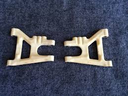 Team Associated Vintage Rc10 Andys Light Weight White Rear Arms Gold Pan Team Associated Vintage Light