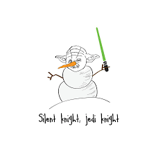 Silent Knight Jedi Knight Star Wars Christmas Card Star Wars Christmas Funny Christmas Cards Funny Christmas Cards Diy