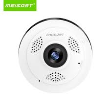 Meisort Wifi Mini Ip Camera 360 Degree Home Security Wireless Panoramic Fish Eye Cctv Camera 1 3mp 960 Wireless Home Security Home Camera Home Security Systems