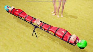 BoundHub - Lets Play on the Seesaw (Yuri Bondage Sex) - 3D MMD