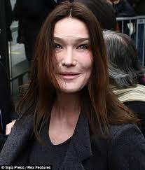 Carla bruni and nicolas sarkozy are seen arriving at santo mauro hotel after carla bruni's concert on january 10, 2018 in madrid, spain. Has Carla Bruni Had A Little Help Keeping Up Appearances Daily Mail Online