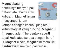 Check spelling or type a new query. Jelaskan Perbedaan Bentuk Tiap Tiap Magnet Tolong Dijawab Ya Nanti Aku Kasih Nilai Pliss Yang Betul Brainly Co Id