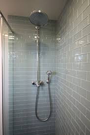 Smoke Glass Subway Tile Subway Tile Shower Designs Subway Tiles Bathroom Shower Tile Designs