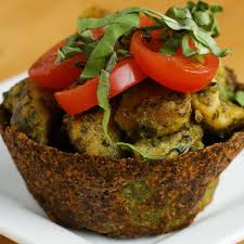 Pesto Chicken Low Carb Broccoli Parmesan Cups Recipe By Tasty Recipe Parmesan Cups Parmesan Broccoli Parmesan Cups Recipe