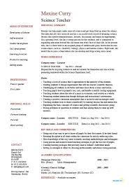 On this page you will find a bank of 5 professionally designed english teacher resume templates. Science Teacher Resume Sample Example Job Description Teaching Class Lesson Experience Work