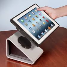 The Inductive Ipad Charging System Hammacher Schlemmer Ipad Charger Apple Technology Ipad