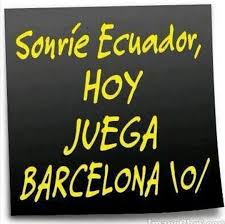 Tras el triunfo del barcelona ante la real sociedad en la primera jornada de liga, el central azulgrana, goleador, inició su aventura en la plataforma de. Si Senores Hoy Juega Barcelona Barcelona De Ecuador Facebook