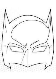Maschera Di Batman Da Stampare E Colorare Stampe Colori Disegni Da Colorare