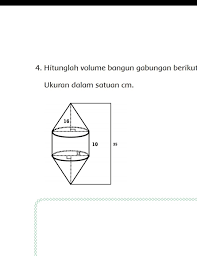 Sedangkan bangun ruang di samping memiliki ukuran panjang dan lebar juga memiliki ukuran 2. Hitunglah Volume Gabungan Berikut Ukuran Dalam Satuan Cm Brainly Co Id