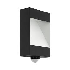 Eglo 98098 Mafria Led Pir Sensor Ip44 Outdoor Wall Light In Anthracite