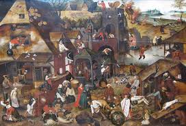 Bruegel See Where Bosch Got It Tela Para Quadro Artistas Flamenga