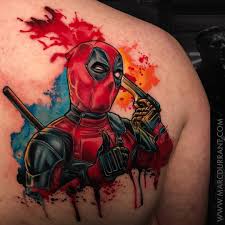 Maximum Effort Deadpool Deadpool2 Marcdurrant Marvel Deadpooltattoo Marveltattoo Comicbook Losangeles Ry Marvel Tattoos Cartoon Tattoos Comic Tattoo