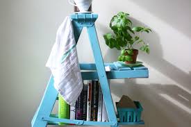 The wooden ladder is a vital accessory for your household as it comes handy in several to reach a they are the most important and less considered household item making it distinctly different from another contents. How To Turn An Old Ladder Into A Kitchen Storage Shelf Kitchn