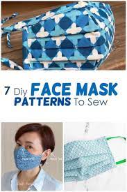 10 Diy Face Mask Patterns To Sew A Lot Of Helpful Info Applegreen Cottage In 2020 Diy Sewing Pattern Diy Face Mask Diy Mask