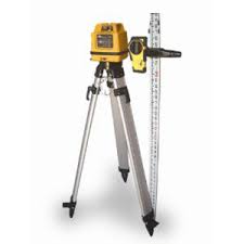 Preparing this rotary laser level for use is easy simply turn it on and unlock the transportation lock and the laser levels itself in both the x or y axis. Laser Transit Wildcat Tool Rental
