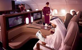 Qatar airways provides pyjamas as part of their business class service which is great and makes your sleep even better. Qatar Airways Oco First Class Elite Traveler