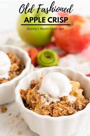 Old Fashioned Apple Crisp Recipe Using Apples Apple Crisp Old Fashioned Apple Crisp
