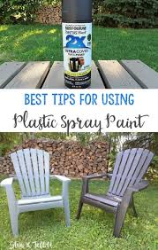 Does Plastic Spray Paint Work Sharing Tips For Best Outcome Painting Plastic Chairs Plastic Outdoor Furniture Painting Plastic Furniture