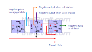 The second winding used as the crackdown of device. Latched On Off Output Using Two Momentary Negative Pulses 2 Negative Outputs Create Ground While Armed
