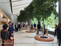 People walking on the street. Apple S Angela Ahrendts Gives Us A Peek At New Apple Store Concepts Coming To A Store Near You Patently Apple