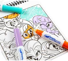 Coloring page with fashion ponies from my little pony. Color Wonder Mess Free My Little Pony Book Crayola Com Crayola