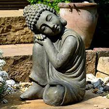 Find many great new & used options and get the best deals for im garten buddhas: Garten Buddha In Klasse Messingoptik Aus Stein Statue Figur Skulptur Deko Buddhas Delight Und Mehrbuddhas Delight Und Mehr