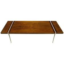 Hairpin table bed leg black small coffee table desk furniture person name furniture legs metal au legs set exterior furniture round base table family frame set metal furniture legs metal. Chrome Walnut And Rosewood Tripartite Coffee Table By Lane For Sale At 1stdibs