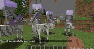 Now In Minecraft 1 9 Summon The 4 Horsemen Skeleton Trap Summoning Minecraft 1 Minecraft