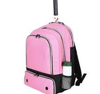 Mochila de tenis rosa de alta calidad para mujeres y niños