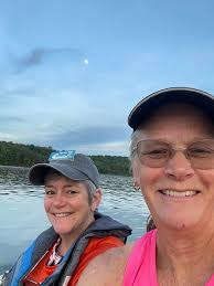 Beautiful evening for a paddle in the river... said the whole world 🤣🤣