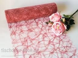 Sizoweb Tischband Altrosa 30cm Breite Auf 25m Vorteilsrolle Altrosa Hochzeit Tischdekoration Hochzeit Altrosa