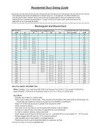 Figure out the amount of cfm that is required for the room. Https Inspectapedia Com Aircond Duct Sizing Chart Hamiltonhomeproducts Pdf
