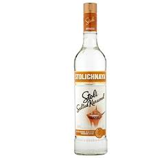 Stolichnaya premium has launched what they describe as a golden brown caramel spirit delicately enhanced with salt in the us, the latest product to be flavored with one their salted karamel vodka was made to be served either on the rocks straight or as a flavoring to mixed drinks — in cocktails like. Stolichnaya Salted Karamel Vodka Spirit Type Waitrose Cellar
