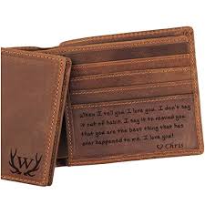 The 27 best anniversary gifts for your boyfriend that he'll **gasp** actually use. 3 Choices Custom Mens Leather Wallet Engraved Wallet For Men Anniversary Gifts For Men Husband Gifts Boyfriend Gifts Buy Online In Cayman Islands At Cayman Desertcart Com Productid 90550304
