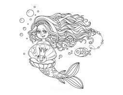 The mermaid in this coloring sheet seems to be enjoying the water hitting her face. 57 Mermaid Coloring Pages Free Printable Pdfs