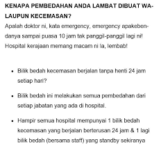 Maybe you would like to learn more about one of these? Saya Pun Marah Doktor Pakar Ini Dedah Sebab Pembedahan Lambat Dijalankan Walaupun Status Kecemasan